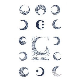 Jagua Tattoos Tattoo Stickers 2 Weeks Away Tattoos Henna Tattoos Real Looking Stars Sun Moon (gz057)