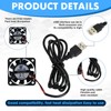 DC 5V USB Cooling Fan with Wires 40 x 40