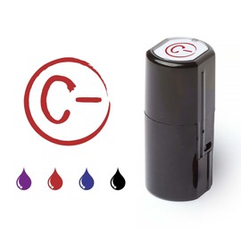 Teacher Grading Stamps, Self-Inking Rubber Stamps, Feedback Stamps for Homework and Projects, Assessment Stamps for Schools and Colleges (C-, Red)