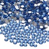 NCB 2000pcs Flatback Round Glass Nail Art Rhinestones Crystal for