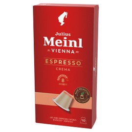 Julius Meinl: "Espresso Crema," Nespresso Compatible, 100% biodegradable, 10 Capsules (1)