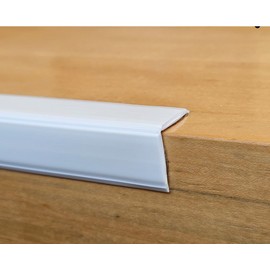 Inside & Outside Corner Trim, Peel and Stick Wall Molding Trim 3D DIY Decorative Lines for Wall Floor Window Door Ceiling and More,Flexible,Self-Adhesive,1.5in x 10ft, Traffic-White