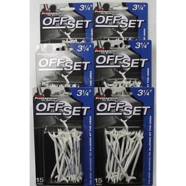 Pride OT31415 Professional Tee System - Offset Golf Tees - 3-1/4" 6 - Packs