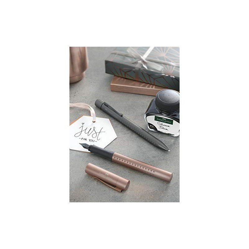 Faber-Castell Grip Edition F Fountain Pen - Anthracite, 140947