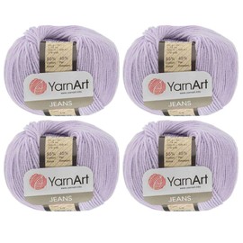 4 Skein 55% Cotton 45% Acrylic YarnArt Jeans Yarn 200 gr 696 yds (19)