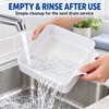 Washing Machine Drain Water Collection Tray, 7 Inch Lint and