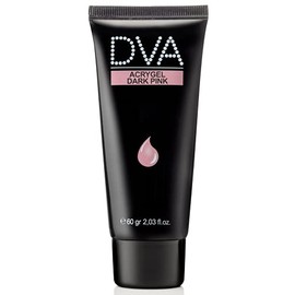 DVA, Acrylic Gel Colour Dark Pink, Acrylic Gel for Nail Extension, Lightweight and Modelable Gel, No Dripping, for Strong and Light Nails, Suitable for Damaged Nails, 60 g