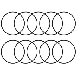 sourcing map O-Rings Nitrile Rubber 52 mm x 55.6 mm x 1.8 mm Pack of 10 Black
