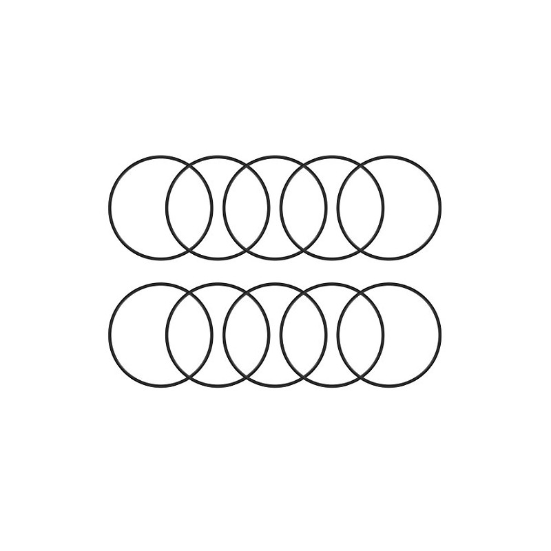 sourcing map O-Rings Nitrile Rubber 52 mm x 55.6 mm
