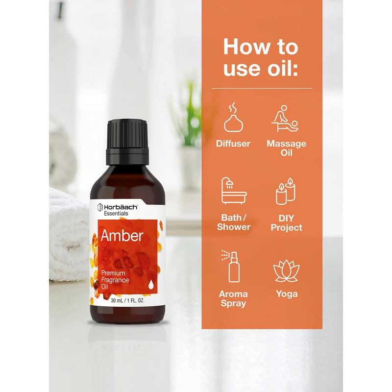 Horbäach Amber Fragrance Oil | 1 fl oz (30ml) |