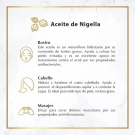 Aceite Facial Nigella Marie dArgan Sérum 100 Puro Orgánico Vegano                                                                                     
