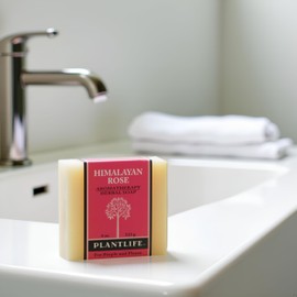 Plantlife Himalayan Rose 3-Pack Bar Soap - Moisturizing and Soothing Soap for Your Skin - Hand Crafted Using Plant-Based Ingredients - Made in California 4 oz Bar