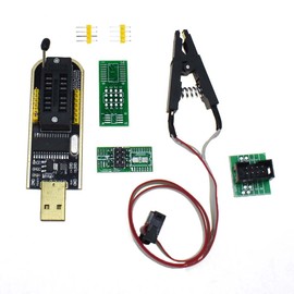 Reland Sun SOP8 SOIC8 Test Clip Socket Adapter for EEPROM 25CXX / 24CXX + CH341A 24 25 Series EEPROM Flash BIOS USB Programmer Module