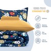 SLEEP ZONE Kids Twin Bedding Comforter Set - Super Cute