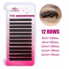 FADVAN 8D W-Shaped Volume Eyelashes, 0.07D Curl, 8-12 mm Mixed