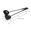 Traditional Hand Hammered Forged Wok Ladle Spatula Set, Protects Chinese