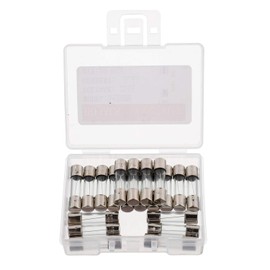 BOJACK 5x20mm 6.3A 6.3amp 250V 0.2x0.78 Inch F6.3AL250V Fast-Blow Glass Fuses (Pack of 20)