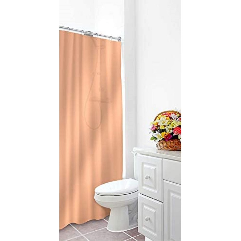 Dependable Industries inc. Essentials Bathroom Magnetized Shower Curtain Liner with