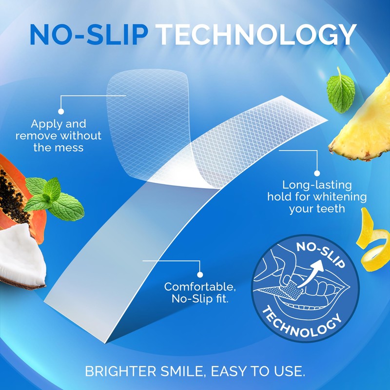 Teeth Whitening Strips by Pop On, 14 Strips, 7-Day Treatment,