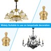 PATIKIL 15 x 23 mm Lamp Finials Caps Knob, Set