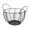 AIMALL Egg Basket, 7.87x4.72 Inch Metal Wire Fruit and Vegetable