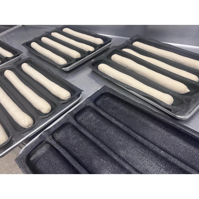 XL 15.5” SUBS Silform Style Silicone Baking Bread Mold Jersey