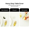 Romanstile 100% Waterproof PVC Tablecloth, Rectangle Oil Spill Proof Stain