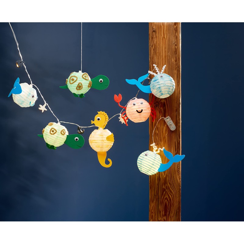 Pack of 10 Lanterns, Lampshades, Paper Lamps, Light Decoration, Decorative