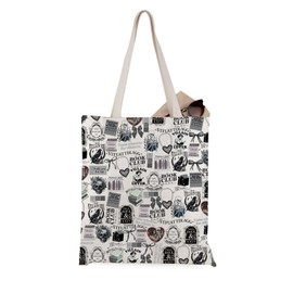 WCGXKO Morally Grey Reader Gift Sumt Book Club Gift Dark Romance Book Tote Bag Bookish Reading Lover Gift (Morally Book CA), Medium