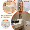 VEVOR Folding PE Shower Seat, 15.7'' x 14.8'' Unfolded, Wall