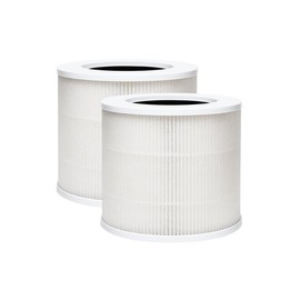 Nispira GXZ-AP01 Filter Replacement For Proton Pure Portable Air Purifier 3-in-1 True HEPA Activated Carbon Removes Smoke, 2 Packs