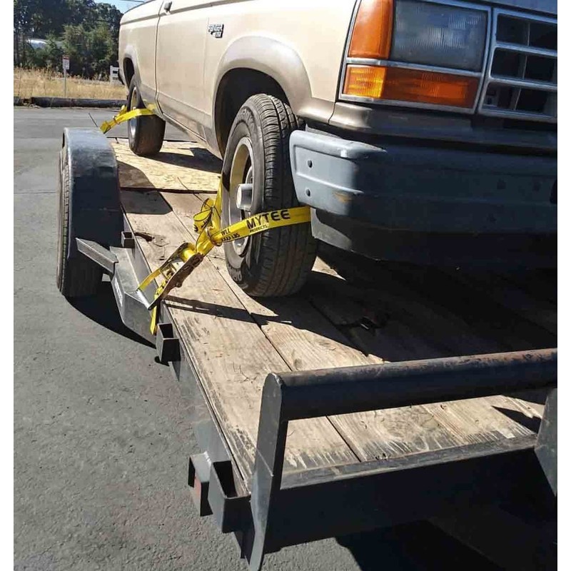 Mytee Products 2" x14' Lasso Ratchet Strap Flat Hook Wheel