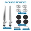 Snowtaros Undermount Sink Brackets, Stainless Steel, 2 Pack