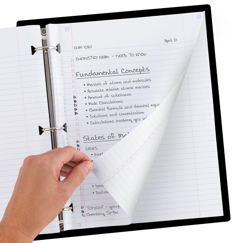 Five Star Loose Leaf Paper + Study App, 6 Pack,