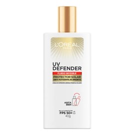 L'Oréal Paris UV Defender Fluido Invisible SPF 50 40 ml Todo Tipo de Piel