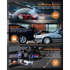 Abask Dash Cam Car, 3 Channel WiFi GPS Car Camera