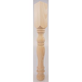 Bedford Dining Table Leg - 29" Tall x 3 1/2" Wide (Pine)