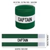 VerteLife Captains Armband，Unisex Captain Armbands Adjustable Velcro Football Captain's Armband