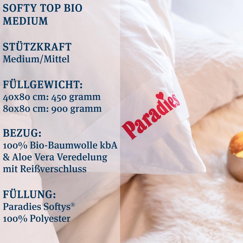 Paradies Softy Top_Parent Pillow