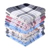 Molain Pack of 12 Men's Fabric Handkerchiefs, 40 x 40