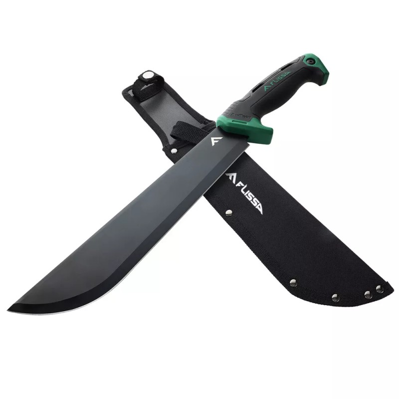Flissa 11 inch Machete Stainless Steel Tactical Survival Machete Knife