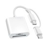 2025 New Release: SD Card Reader, 2-in-1 Lightning/Type-c USB3.0, Bi-Directional,