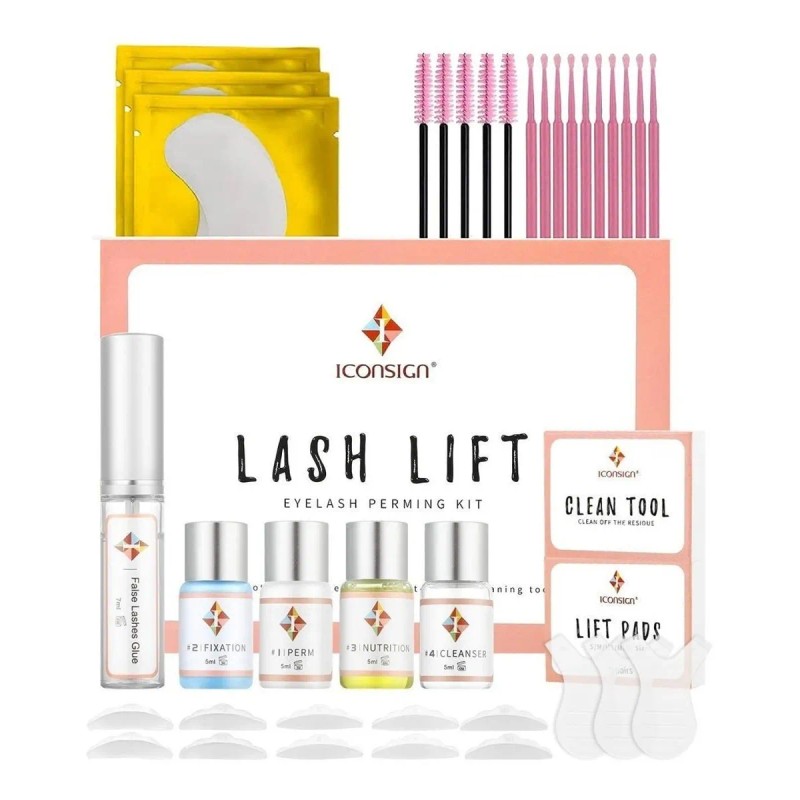 Rizado De Pestañas Lash Lifting Iconsign El Kit + Completo