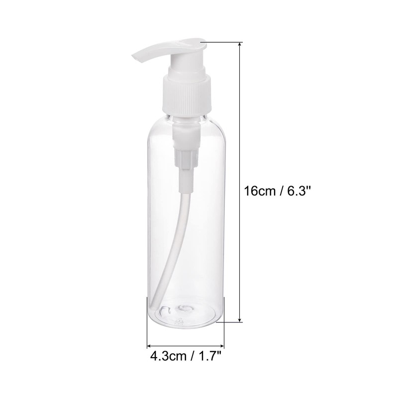 PATIKIL 150mL Airless Pump Bottle, 3 Pack Portable Refillable Dispensing