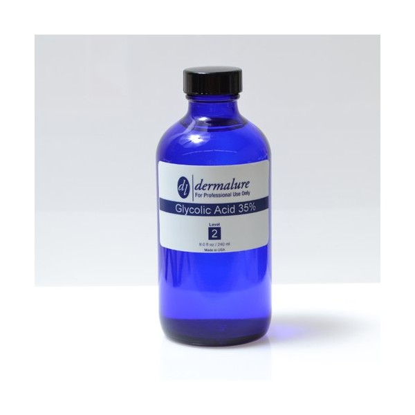 Glycolic Acid Peel 35% 8oz. 240ml Pro Size ( Level 2 pH 1.3 )