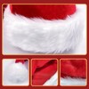 XineYuor Christmas Hat, 2 Pieces Christmas Hats Adult Santa Hats