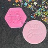 LissieLou Happy Easter Cookie Stamp Icing Fondant Embosser - Light