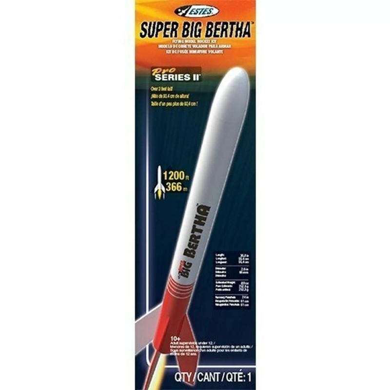 Estes Model Rockets Super Big Bertha Rocket Kit Skill Level