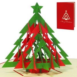 LINPOPUP® Cards 3D Christmas Cards 3D Christmas Tree (#423)