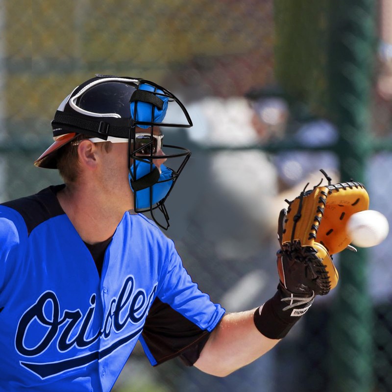 Baseball Catcher Mask Umpire Mask,Full-Face Protection Mask for Baseball,Lightweight Secure